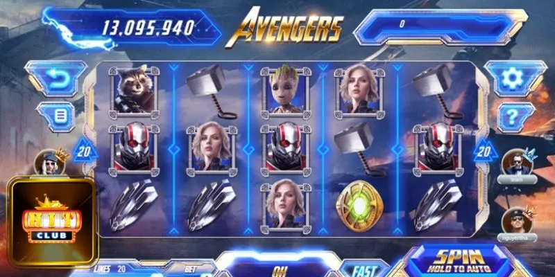 Giới thiệu thông tin về nổ hũ Avengers siêu hot tại Hitclub